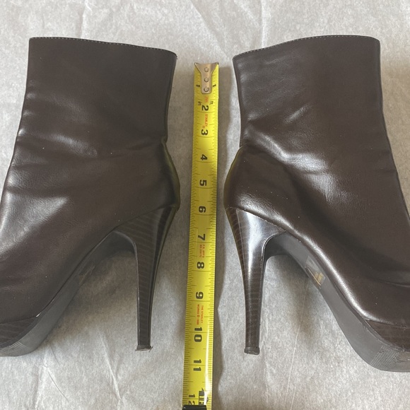 02:12 Delicious Platform Stiletto Ankle Boots - Picture 11 of 13